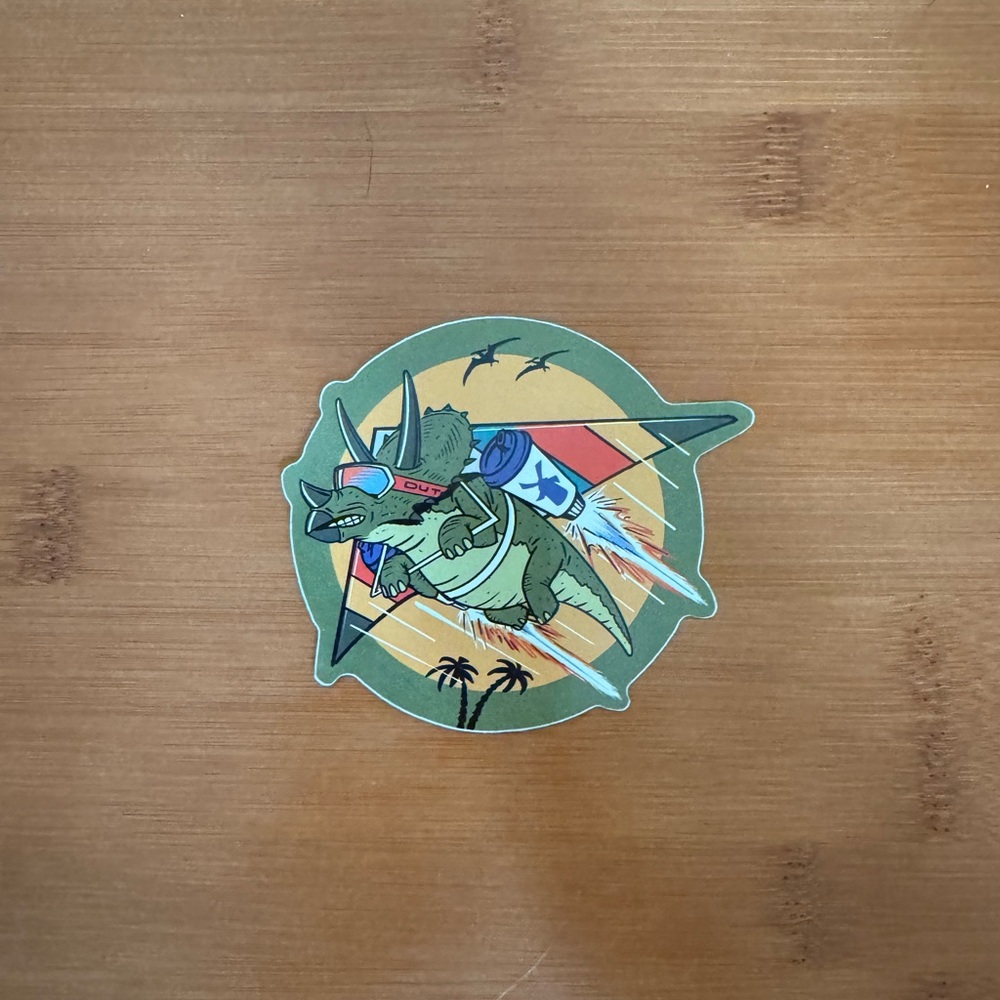 Dinosaur dutch bros Sticker